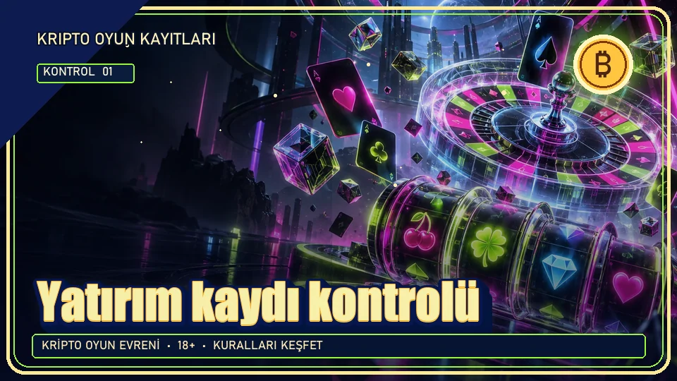 Yatırım kaydı için kripto temalı kontrol görseli